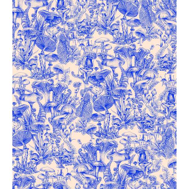 COLE & SON STELLA MCCARTNEY X COLE & SON FUNGI FOREST - NAVY 122/1002.CS.0