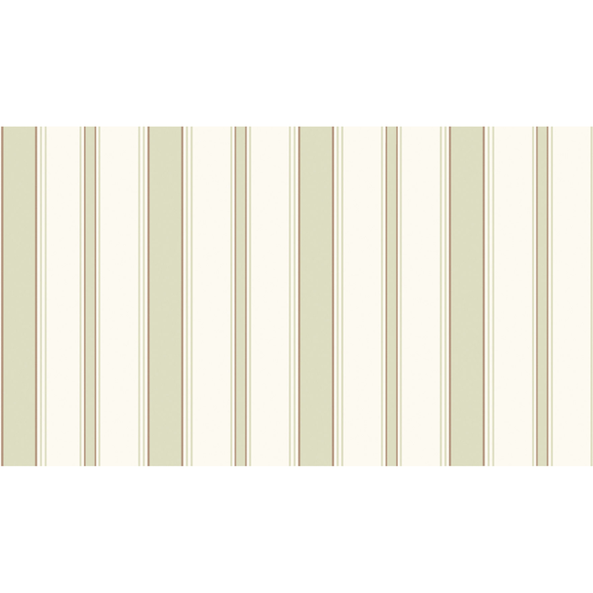 COLE & SON STRIPES CAMBRIDGE STRIPE - OLIVE/WHITE 96/1006.CS.0