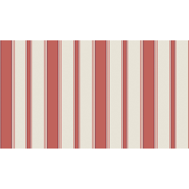 COLE & SON STRIPES CAMBRIDGE STRIPE - RED/SAND 96/1001.CS.0