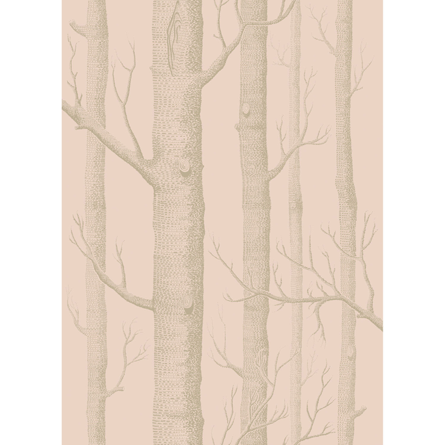 COLE & SON WHIMSICAL WOODS - PINK/GILVER 103/5024.CS.0