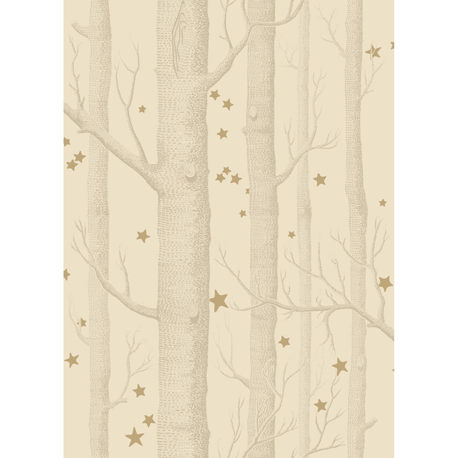 COLE & SON WHIMSICAL WOODS & STARS - BUFF/GOLD 103/11049.CS.0