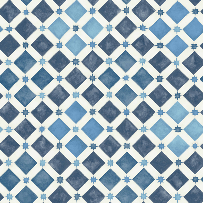 COLE & SON ZELLIGE - CHINA BLUE & WHITE 113/11032.CS.0