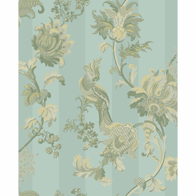 COLE & SON ZERZURA - DUCK EGG & OLIVE 113/8020.CS.0