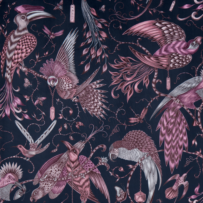 Clarke & Clarke AUDUBON VELVET - PINK F1207/01.CAC.0
