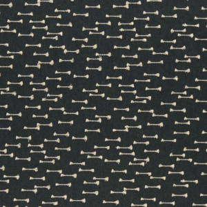 Clarke & Clarke Nala - Charcoal upholstery fabric swatch