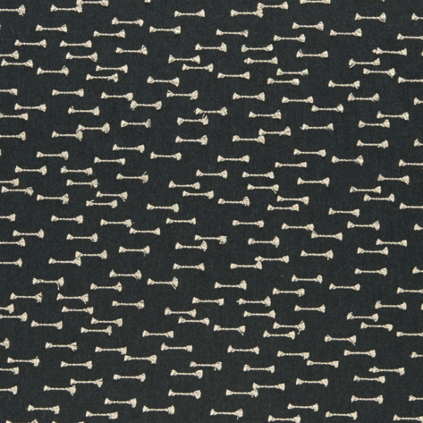 Clarke & Clarke NALA - CHARCOAL upholstery fabric swatch for sample-first furniture planning