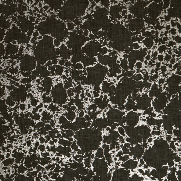 Clarke & Clarke PIETRA - CHARCOAL/GOLD upholstery fabric swatch for sample-first furniture planning