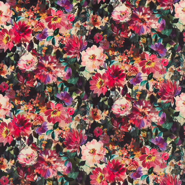 Clarke & Clarke TAHITI - FUCHSIA VELVET F1610/03.CAC.0