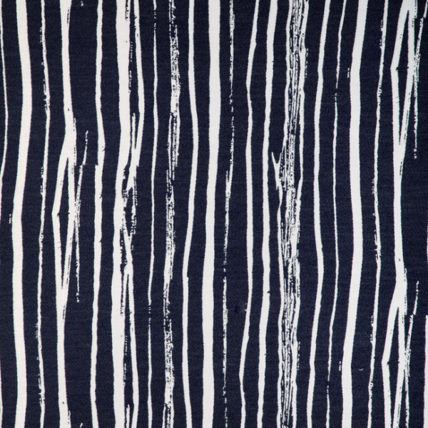 DONGHIA LAKE HILL PERFORMANCE/OUTDOOR BRANCHING OUT - INDIGO upholstery fabric swatch for sample-first furniture planning