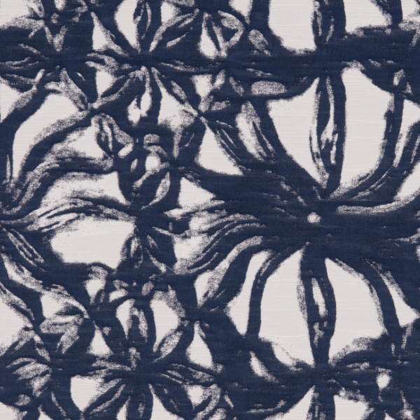 DONGHIA PORTS OF CALL BARCELONA - INDIGO BLUE upholstery fabric swatch for sample-first furniture planning