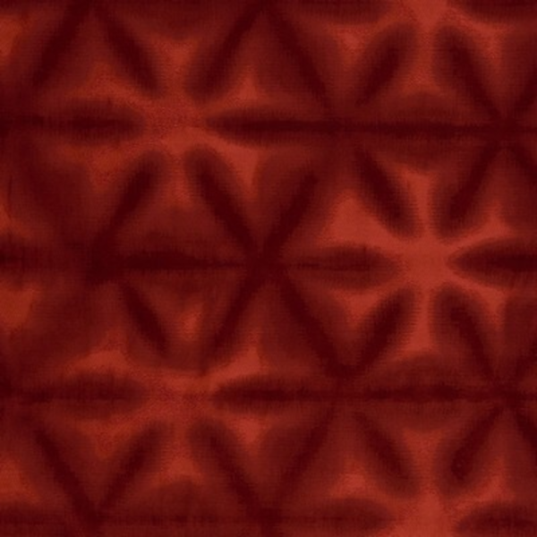 DONGHIA SHIBORI - RED upholstery fabric swatch for sample-first furniture planning