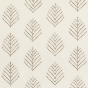 G P & J Baker Artisan Ii Treen - Ivory/stone upholstery fabric swatch