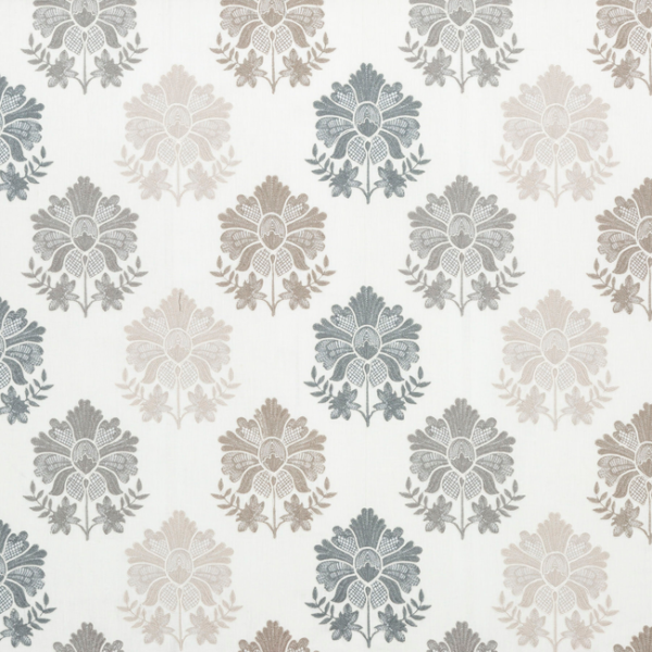 G P & J BAKER ARTISAN TREGONY - MINERAL upholstery fabric swatch for sample-first furniture planning