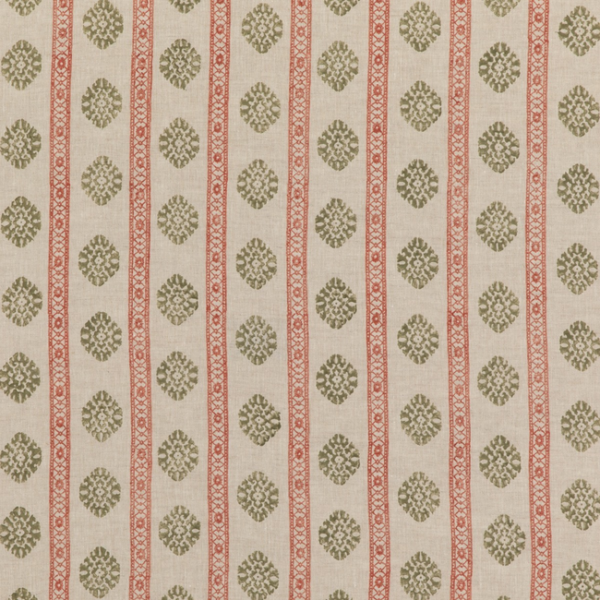 G P & J BAKER COROMANDEL SMALL PRINTS ALMA - RED/GREEN BP10821.5.0