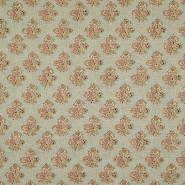 G P & J BAKER COROMANDEL SMALL PRINTS POPPY PAISLEY - AQUA BP10823.5.0