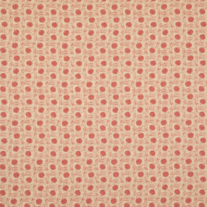 G P & J Baker Coromandel Small Prints Seed Pod - Red upholstery fabric swatch