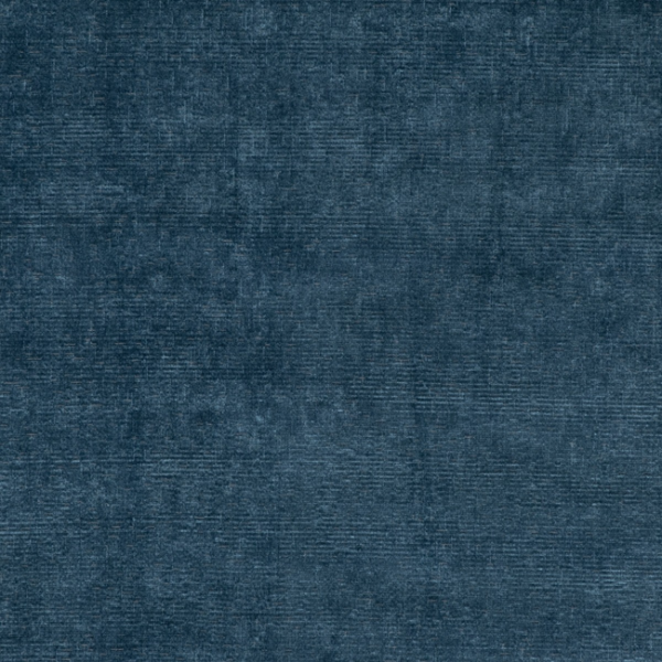 G P & J BAKER COROMANDEL VELVETS ALMA VELVET - BLUE upholstery fabric swatch for sample-first furniture planning