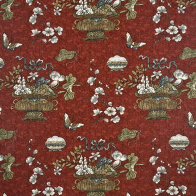 G P & J BAKER EMPEROR'S GARDEN CASTLETON - CRIMSON/TAUPE BP10313.3.0 - Limited Stock