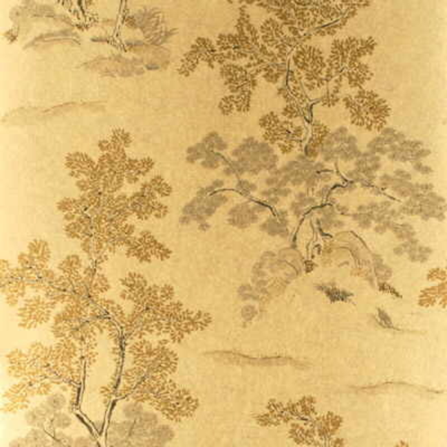 G P & J BAKER EMPEROR'S GARDEN ORIENTAL TREE EFFECTS - TAUPE/GOLD BW45001.4.0