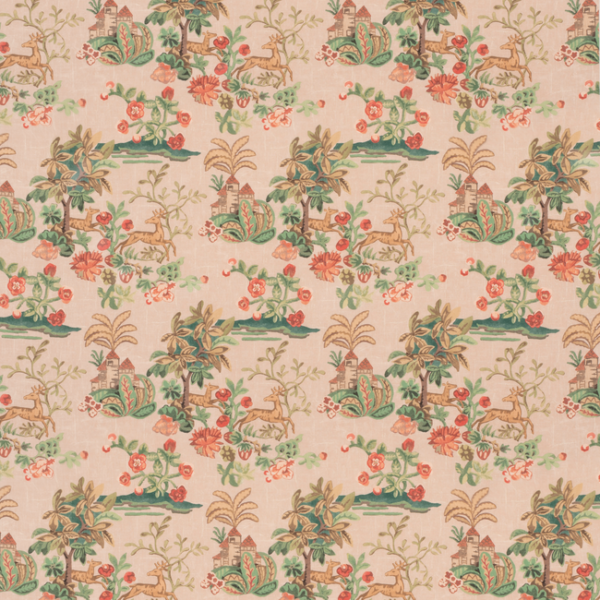 G P & J BAKER G P & J BAKER X KIT KEMP KNIGHT'S TALE - PLASTER upholstery fabric swatch for sample-first furniture planning