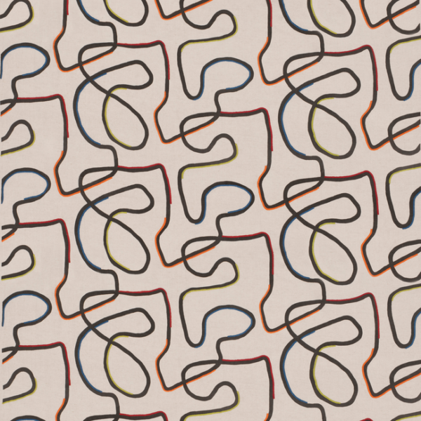 G P & J BAKER G P & J BAKER X KIT KEMP RING ROAD - JEWEL upholstery fabric swatch for sample-first furniture planning