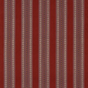 G P & J Baker X Kit Kemp Worlds Apart - Plum upholstery fabric swatch