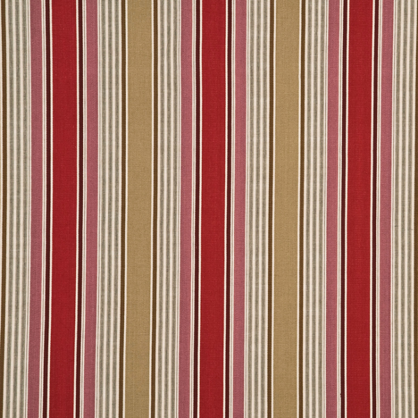 G P & J BAKER HOLCOTT ARLEY STRIPE - RED/CAMEL BF10401.4.0 - Discontinued