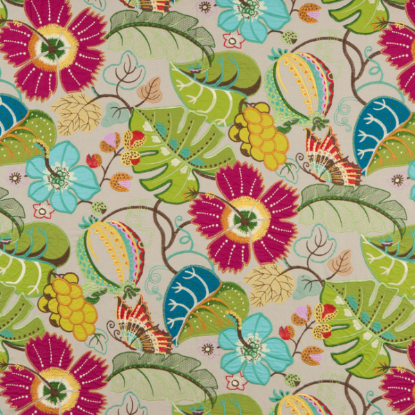 G P & J BAKER LANGDALE ***BF10565 - 2 upholstery fabric swatch for sample-first furniture planning