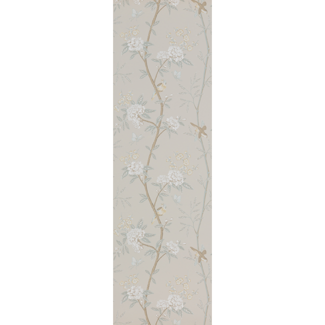 G P & J BAKER LANGDALE PEONY & BLOSSOM - SOFT AQUA BW45066.3.0