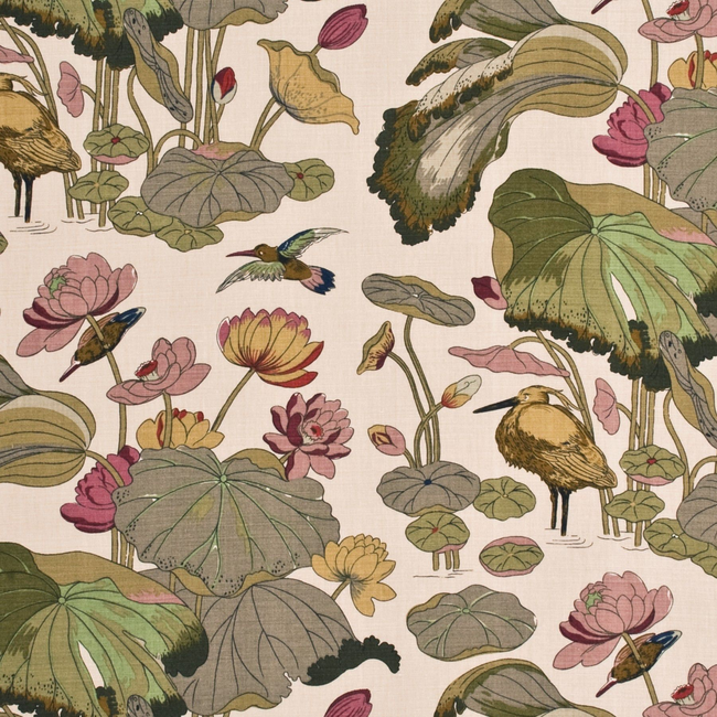 G P & J BAKER NYMPHEUS - LINEN - BISCUIT/TAUPE R1206.2.0