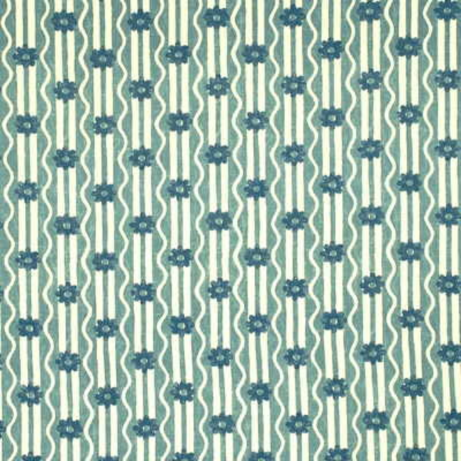 G P & J BAKER RIVER FLOWER - AQUA/DE BP10056.4.0 - Discontinued