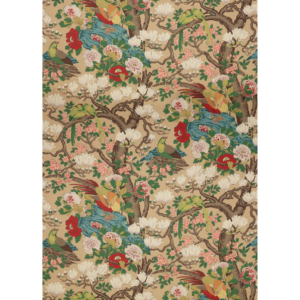 G P & J Baker Rockbird Signature - Multi upholstery fabric swatch