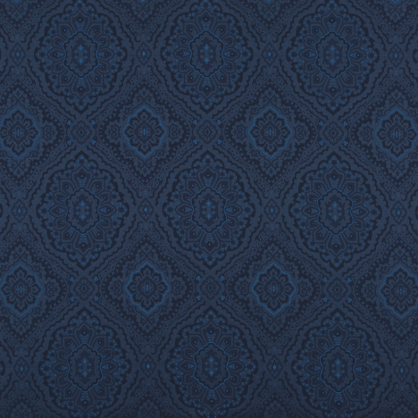 G P & J Baker EDESSA - INDIGO upholstery fabric swatch for sample-first furniture planning