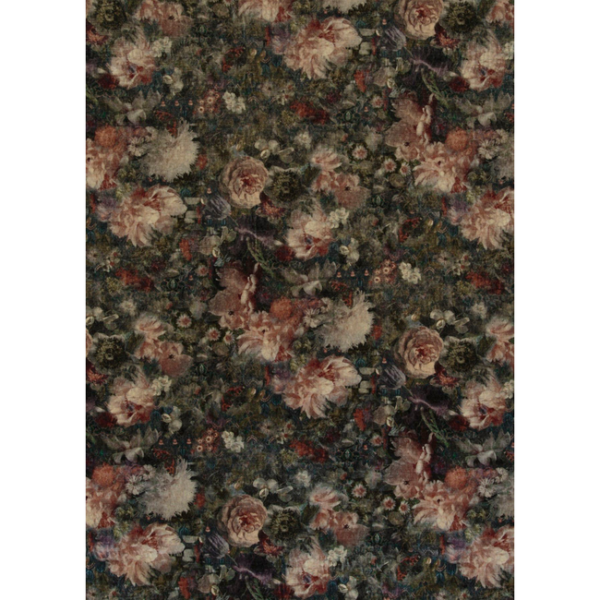 G P & J Baker ROYAL GARDEN VELVET - QUARTZ upholstery fabric swatch for sample-first furniture planning