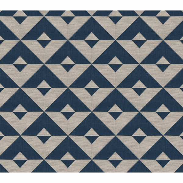GASTON Y DANIELA AFRICALIA KENIA - AZUL OSCURO upholstery fabric swatch for sample-first furniture planning