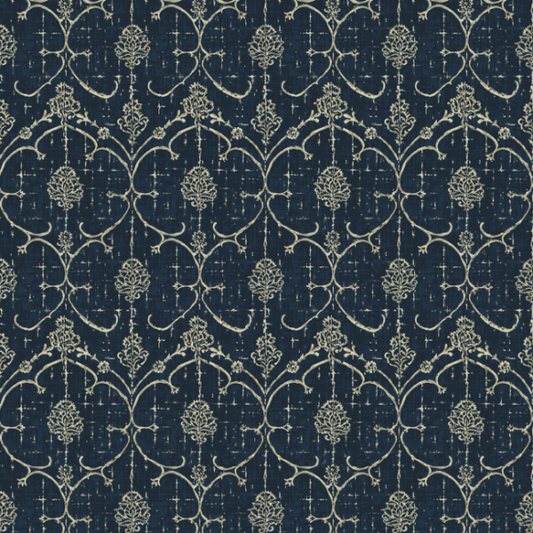 GASTON Y DANIELA GASTON Y DANIELA LORENZO CASTILLO IV LORENZO - PETROLEO upholstery fabric swatch for sample-first furniture planning