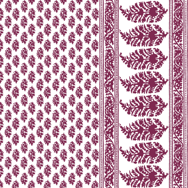 GASTON Y DANIELA GASTON Y DANIELA LORENZO CASTILLO V ARAVAQUITA - BURDEOS upholstery fabric swatch for sample-first furniture planning