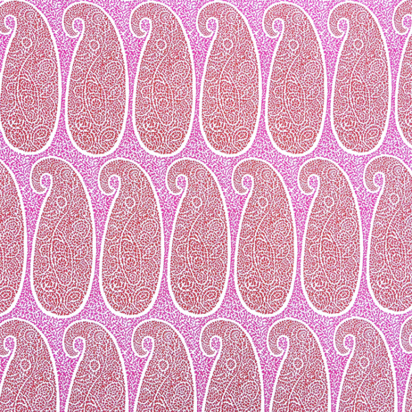 GASTON Y DANIELA GASTON Y DANIELA LORENZO CASTILLO V YAIZA - FRESA/NARANJA upholstery fabric swatch for sample-first furniture planning