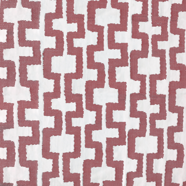 GASTON Y DANIELA JAPON RYU - ROJO upholstery fabric swatch for sample-first furniture planning
