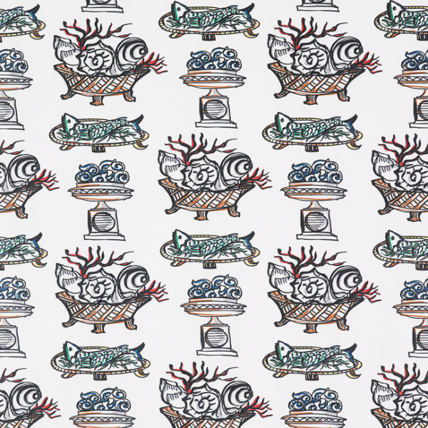 GASTON Y DANIELA LORENZO CASTILLIO III LOZOYA - MULTI upholstery fabric swatch for sample-first furniture planning