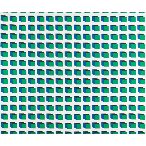 GASTON Y DANIELA LORENZO CASTILLO LOLO - VERDE/AZUL upholstery fabric swatch for sample-first furniture planning