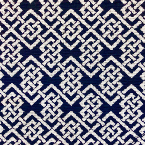 GASTON Y DANIELA LORENZO CASTILLO VI EPHRAIM - NAVY upholstery fabric swatch for sample-first furniture planning