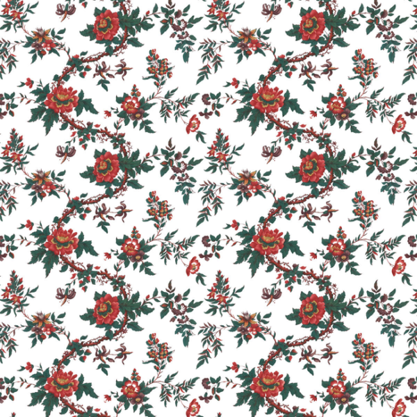 GASTON Y DANIELA LORENZO CASTILLO VI SARITA - ROJO upholstery fabric swatch for sample-first furniture planning