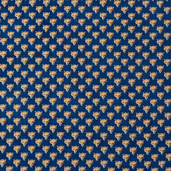 GASTON Y DANIELA LORENZO CASTILLO VII THE RECTORY RAPOSU - NAVY upholstery fabric swatch for sample-first furniture planning