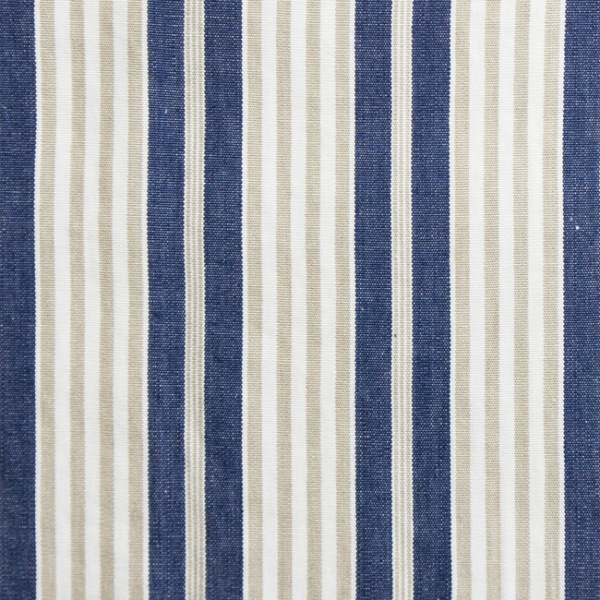 GASTON Y DANIELA LUIS BUSTAMANTE HAMPTONS - AZUL/GRIS upholstery fabric swatch for sample-first furniture planning