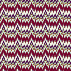 Gaston Y Daniela Maiorica Cala Figuera - Berenjena/verde upholstery fabric swatch