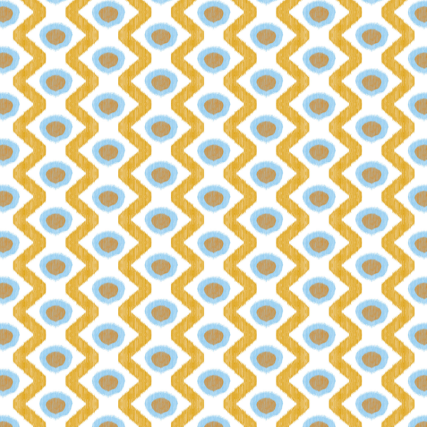 GASTON Y DANIELA MAIORICA CALA MARSAL - AZUL OCRE upholstery fabric swatch for sample-first furniture planning