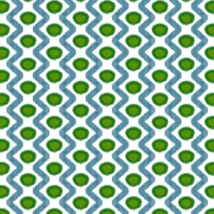 Gaston Y Daniela Maiorica Cala Marsal - Verde Azul upholstery fabric swatch