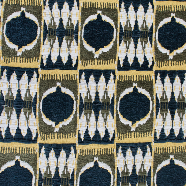 GASTON Y DANIELA NUEVO MUNDO CUZCO - MARRON upholstery fabric swatch for sample-first furniture planning