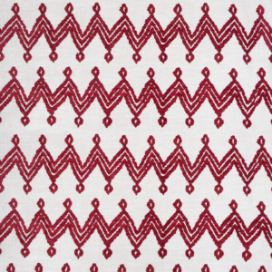 Gaston Y Daniela Rio Grande Navajo - Rojo upholstery fabric swatch
